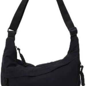 Women Nylon Crossbody Bag Compact Purse Multi-Pocket Minimalist Travel